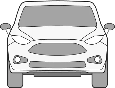 Автомобиль спереди